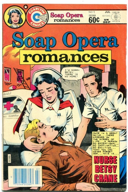 SOAP OPERA ROMANCES-#1 1982-Betsy Crane-CHARLTON FN