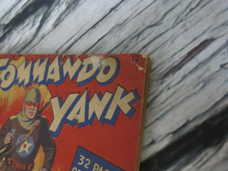 Commando Yank 1943 Mighty Midget Comic Golden Age Comic Only Solo Appearance