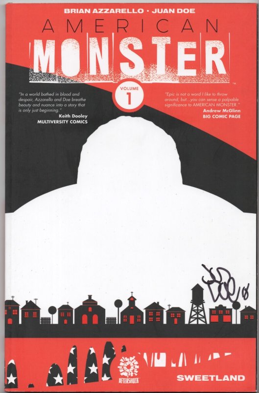 American Monster TPB Volume 1 (Aftershock Comics) SIGNED