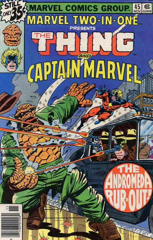 Marvel Two-In-One #45 GD ; Marvel | low grade comic the Thing Captain Marvel