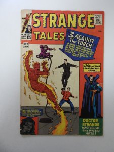 Strange Tales #122 (1964) VG- condition ink back cover