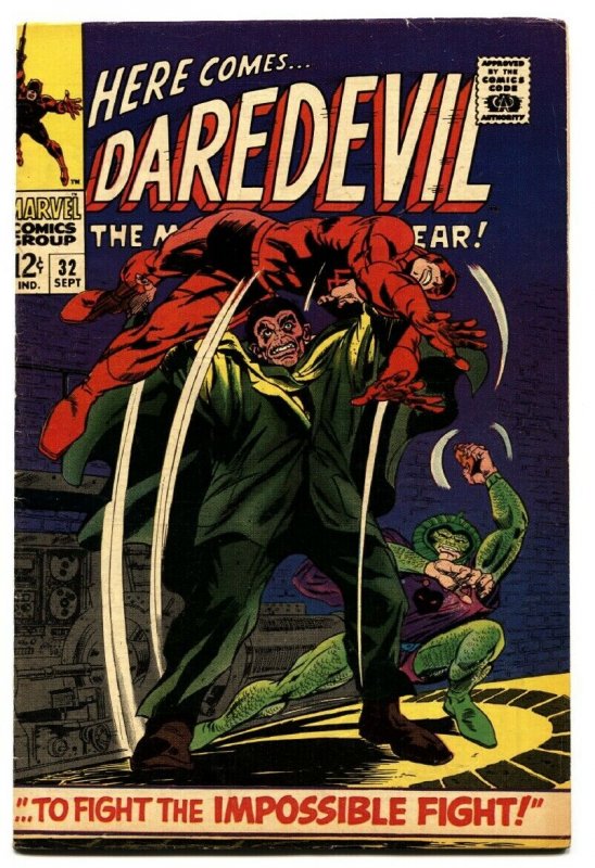 DAREDEVIL #32 comic book 1967-MARVEL SILVER-AGE