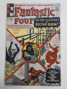 Fantastic Four #17 (1963) In The Clutches of Dr. Doom! Sharp VG+ Condition!