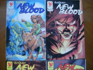 4 Near-Mint Warp ELFQUEST Comic NEW BLOOD #13 #16 #19 #20 (1994) Blair Pini Chan