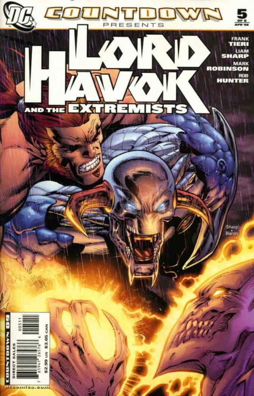 Countdown Presents: Lord Havok & The Extremists #5 VF; DC | save on shipping - d