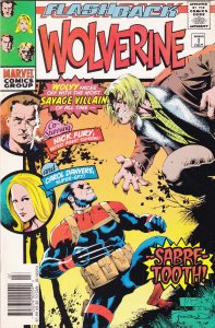 Wolverine #Minus 1 (Newsstand) FN ; Marvel | Flashback Minus 1 Sabretooth