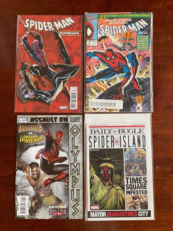 4 Marvel Comics Spider-Island 1 + Spider-Man Hercules 1 + Saga 3 + Saga 1 8  J817
