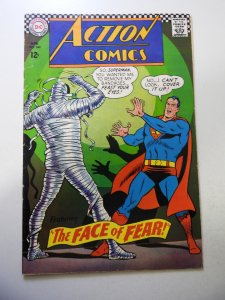 Action Comics #349 (1967) GD+ Condition centerfold detached