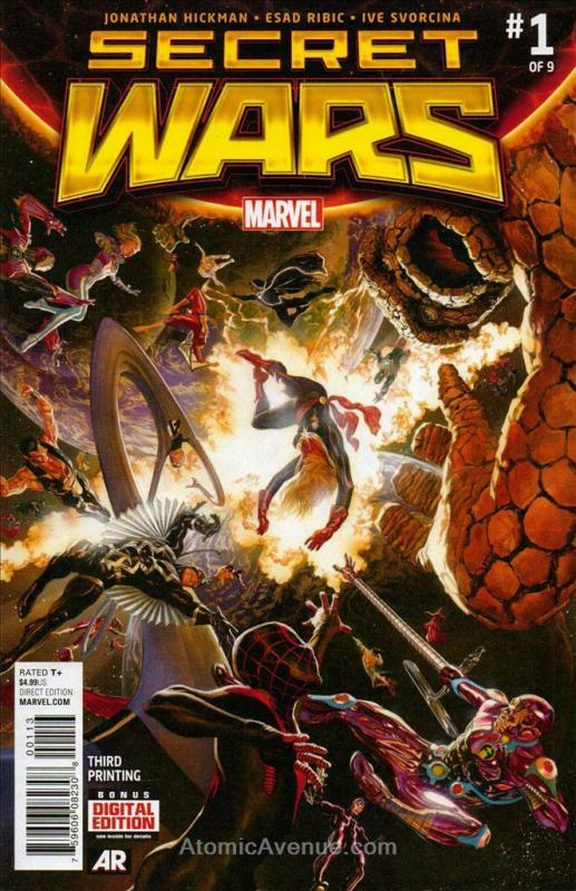 Secret Wars #1 (3rd) VF/NM; Marvel | save on shipping - details inside