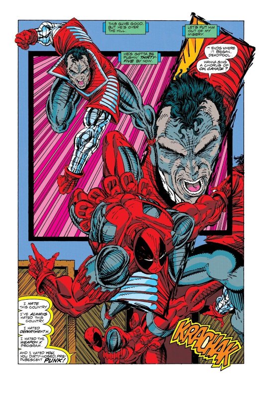 X-FORCE #02 (1991) ROB LIEFELD | DIRECT EDITION | 1ST WEAPON X | 2ND DEADPOOL