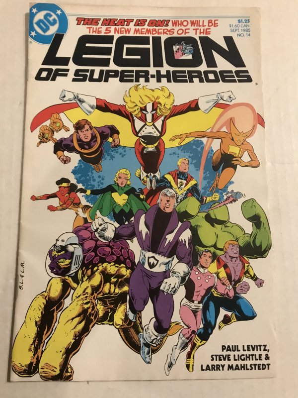 Legion of Super-Heroes #14 : DC 9/85 VG+; Paul Levitz story