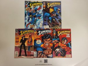 5 Superman Man of Steel DC Comic Books #45 46 47 48 49 38 TJ16