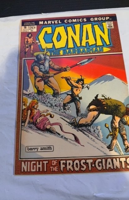 Conan the Barbarian #16 (1972)Barry Windsor smith art