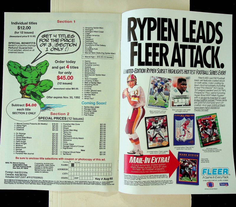 Wolverine #62 (Oct 1992, Marvel) - Near Mint