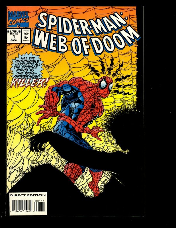 10 Comics Spider-Man Arachnis Project #2(2) 3 Web Of Doom #1(2) 2 3 +MORE J403