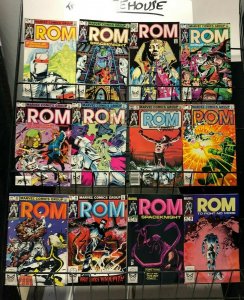 ROM  (1979-1986) 1-75, ANN 1-4  the COMPLETE Marvel series The Space Knight