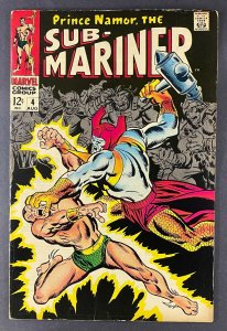Sub-Mariner (1968) #4 FN+ (6.5) Attuma John Buscema Cover & Art