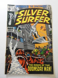 The Silver Surfer #13 (1970) VG-  cover and 1st 2 wraps detached bottom staple