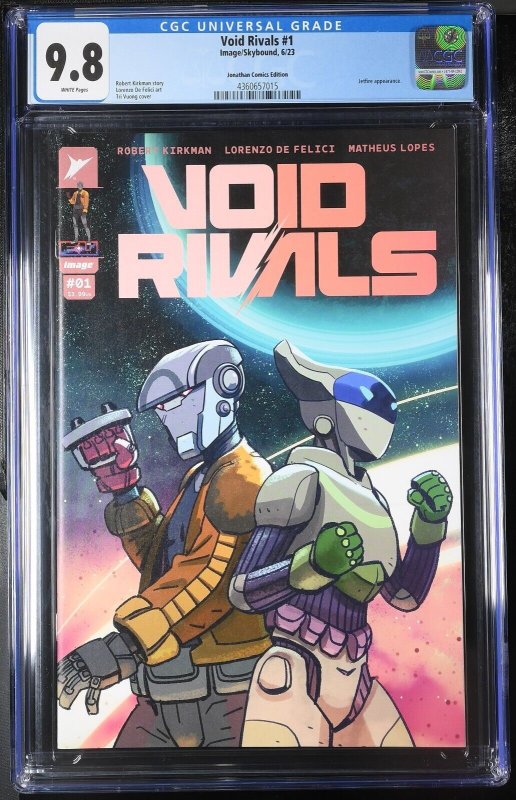 Void Rivals #1 CGC 9.8 Jonathan Comics Exclusive Var Robert Kirkman Image 2023