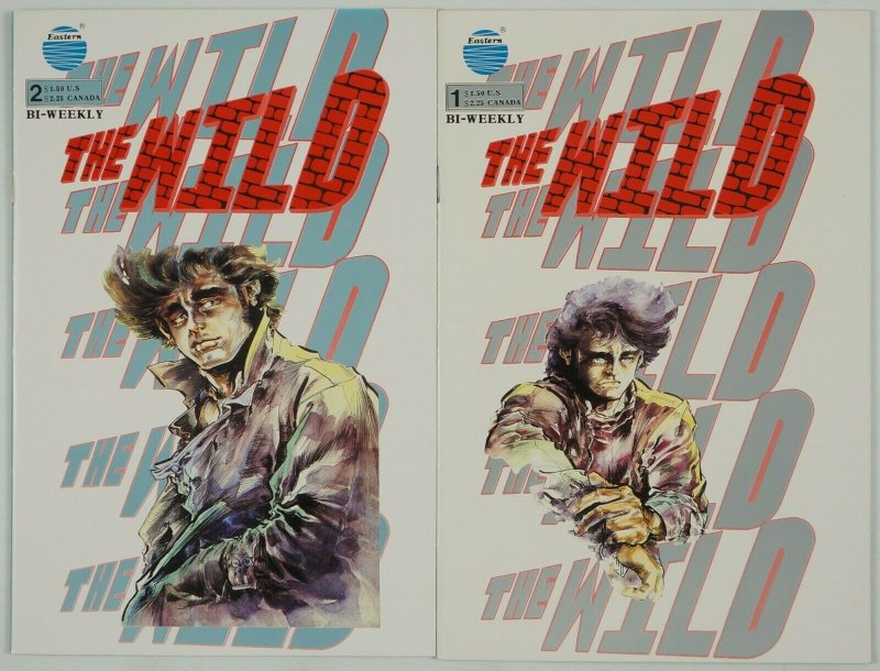 the Wild #1-2 FN complete series - eastern comics - manga set lot 1988