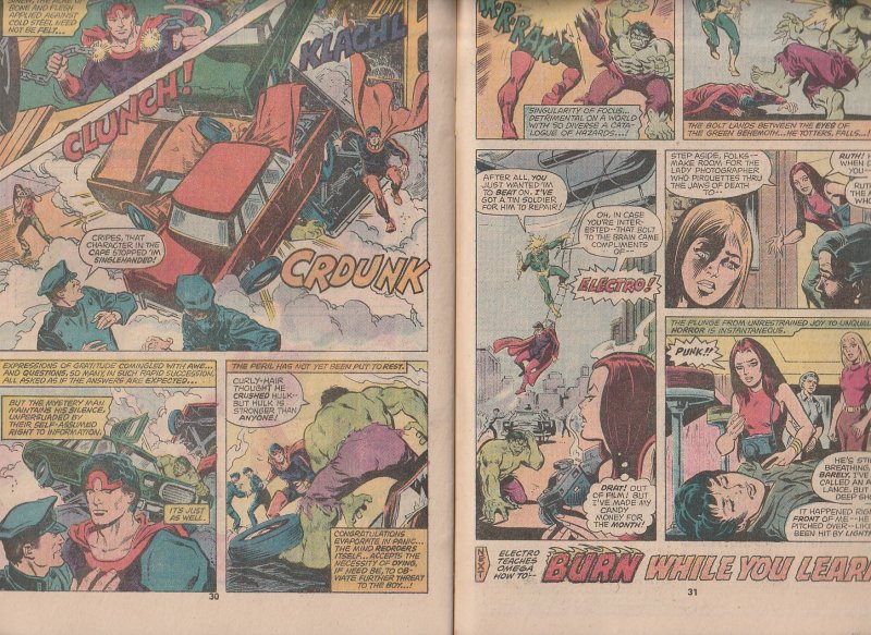 Omega The Unknown(vol. 1) # 2  Incredible Hulk appearance