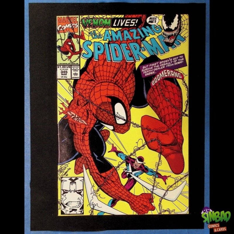 The Amazing Spider-Man, Vol. 1 345A 1st full app. Cletus Kasady, Cletus Kasady g