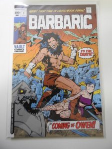 Barbaric #1 Homage to Conan #1 Variant Cover