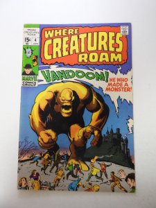 Where Creatures Roam #4 (1971) FN+ condition