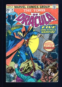 Tomb of Dracula #28 - Gil Kane Cover Art. Marvel Value Stamp. (2.0/2.5) 1975