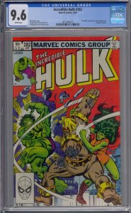 INCREDIBLE HULK #282 CGC 9.6 1ST SHE-HULK CROSSOVER WHITE PAGES 6013