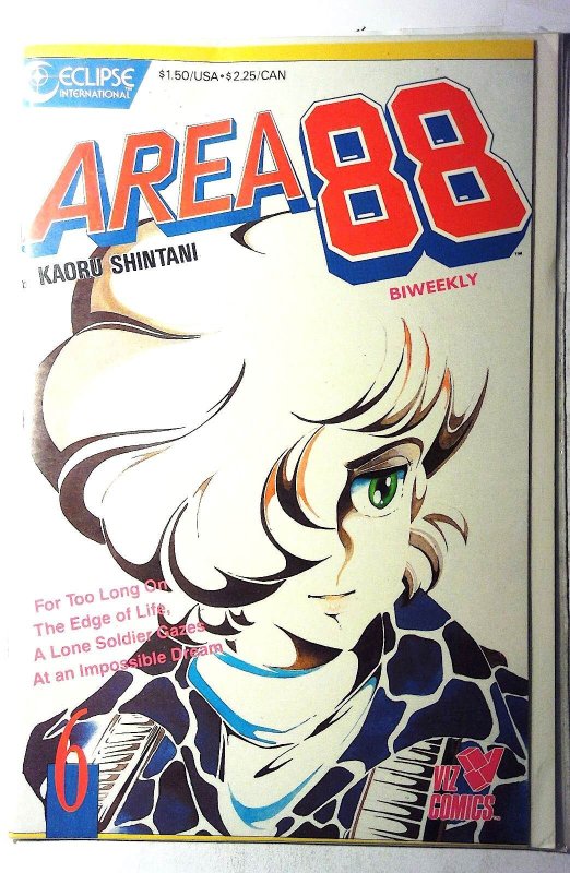 Area 88 #6 (1987) Viz Comics 1st Print Comic Book