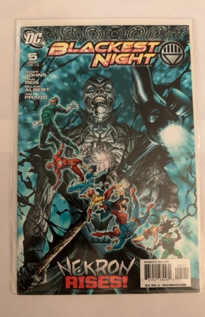 Blackest Night #5 *Necron summons Black Lantern Batman