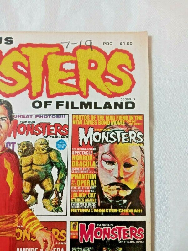 Warren Famous Monsters Of Filmland #101 Super Special Issue 1973 Captain Marvel