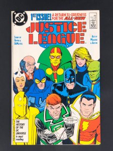 Justice League #1 (1987) 1st App of Maxwell Lord Villian!