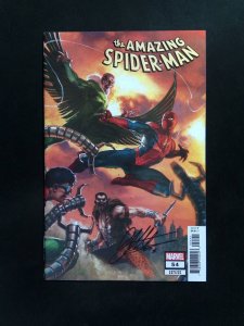 AMAZING SPIDER-MAN  #54 MARVEL VARIANT SIGNED BLACK BY GABRIELE DELL'OTTO W/COA