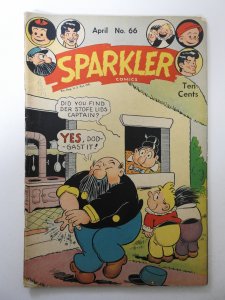 Sparkler Comics #66 (1947) VG- Condition see description