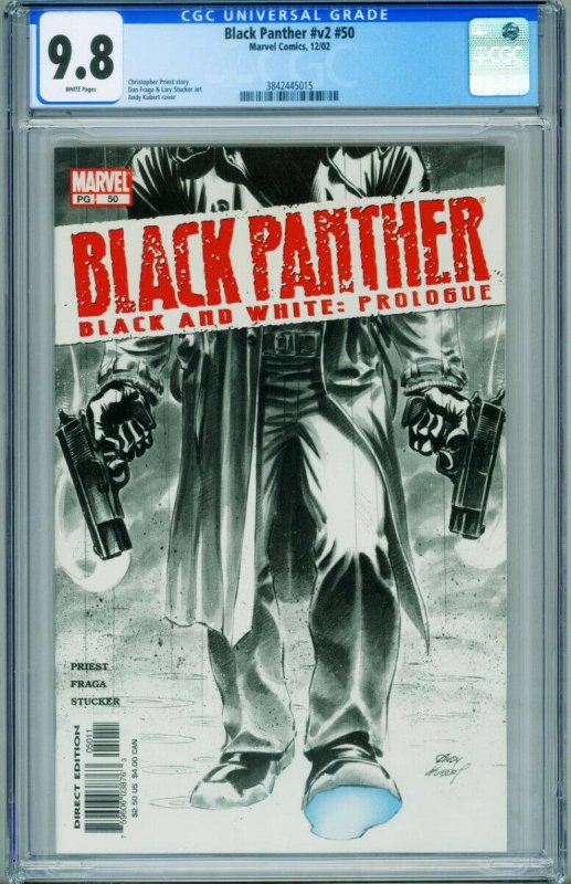 gevangenis potlood gras Black Panther #50 CGC 9.8 2003 1ST Kevin Cole-White Tiger-Marvel 3842445015  | Comic Books - Modern Age, Marvel, Black Panther, Crime / Detective /  HipComic