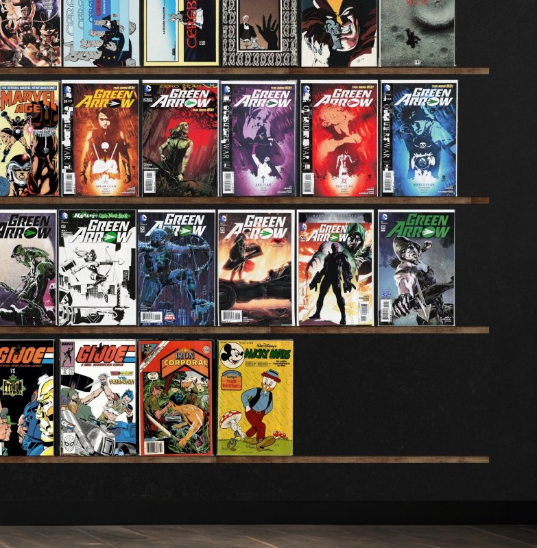 Huge Lot 150+ Comics with Green Arrow, Badger, Alien Legion, Nightwing & More!