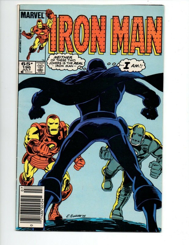 Iron Man #196 - Newsstand (VF) 1985