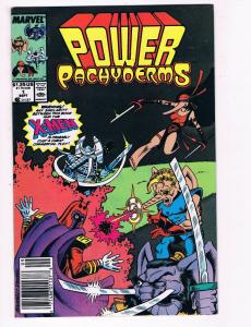 Power Pachyderms # 1 VF Marvel Comic Book X-Men Magneto Cyclops Wolverine B98