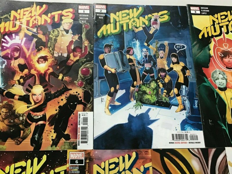 NEW MUTANTS#1-12  VF/NM LOT (9 BOOKS) 2019 MARVEL COMICS