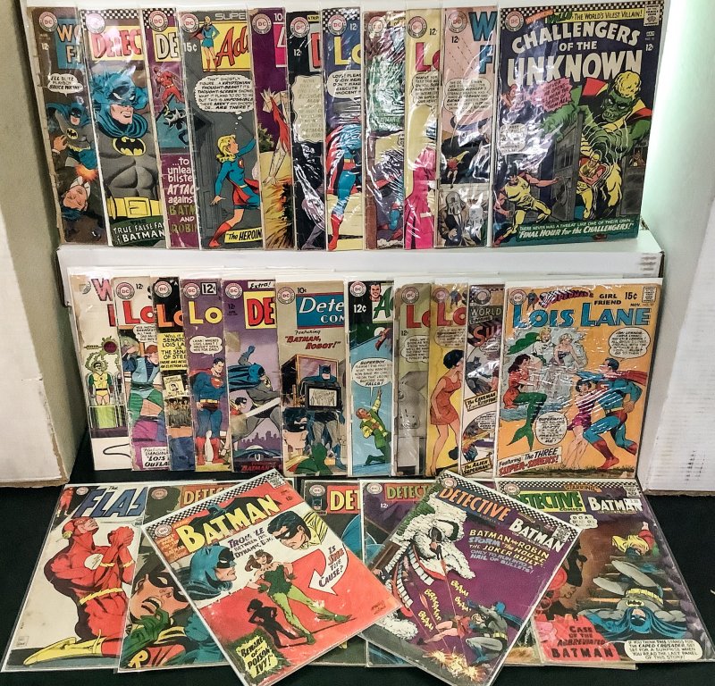 Lot of 30 Silver Age DC Books w/ a few Keys! *See Description*