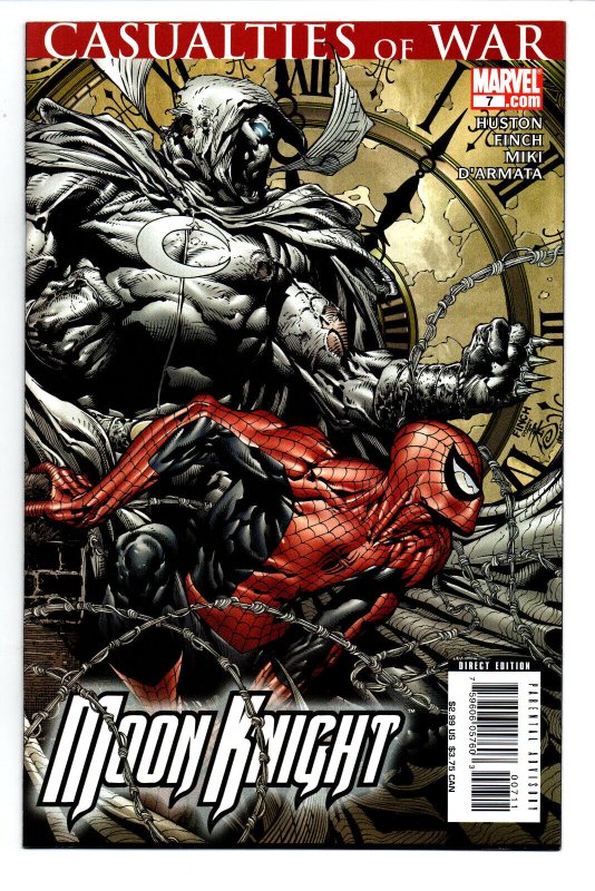 Moon Knight #7 - Spider-man - Finch - 2006 - (-NM) 