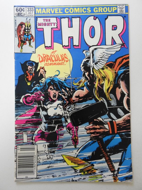 Thor #333 (1983) vs Dracula! Sharp Fine- Condition!