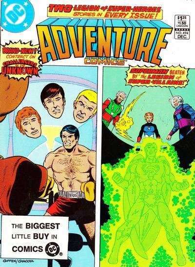 Adventure Comics #494 VF ; DC | Superman Legion of Super-Heroes Boxing Hourglass