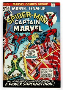 Marvel Team-Up 16   Spiderman & Captain Marvel   1st Basilisk