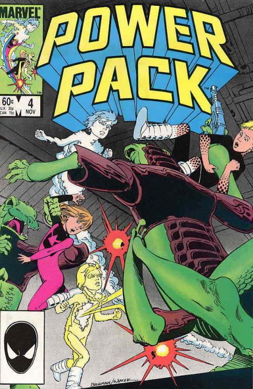 Power Pack #4 FN; Marvel | save on shipping - details inside