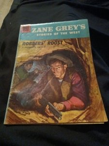 Zane Grey's Stories of the West #29 Robber's Roost Dell Comics 1956 silver age