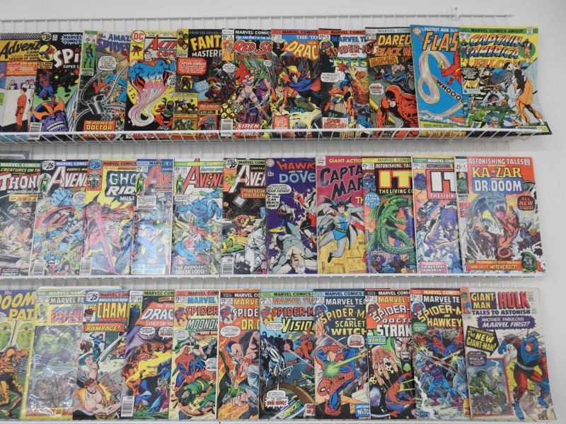 Huge Lot 160+ Silver/Bronze Low Grade Comics W/ Spider-Man, Batman, +! See desc