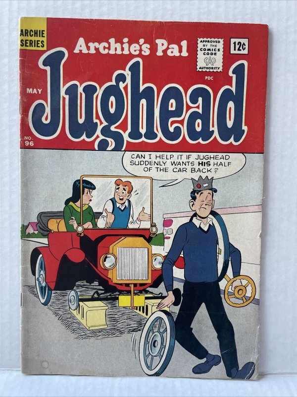 Archie’s Pal Jughead #96   1963 Archie Series 